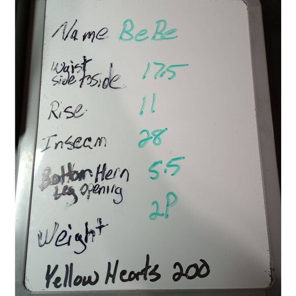 Bebe Jeans Ladies 16W Heartbreaker Skinny Studded - Picture 8 of 8